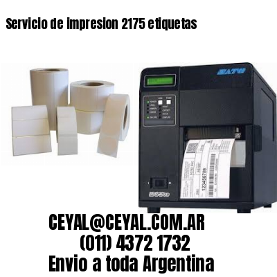 Servicio de impresion 2175 etiquetas