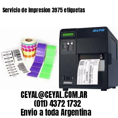 Servicio de impresion 3975 etiquetas