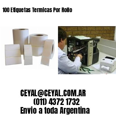 100 Etiquetas Termicas Por Rollo