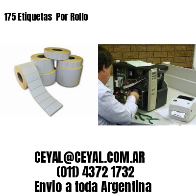 175 Etiquetas  Por Rollo