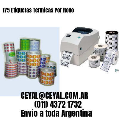 175 Etiquetas Termicas Por Rollo