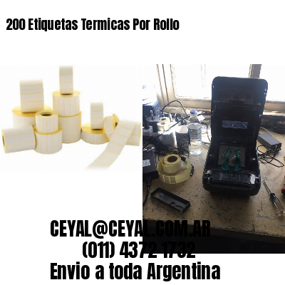 200 Etiquetas Termicas Por Rollo