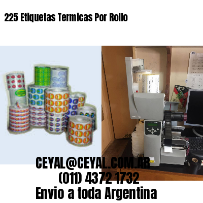 225 Etiquetas Termicas Por Rollo