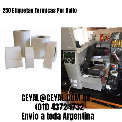 250 Etiquetas Termicas Por Rollo