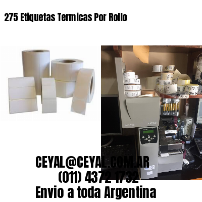 275 Etiquetas Termicas Por Rollo