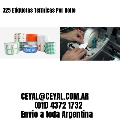 325 Etiquetas Termicas Por Rollo