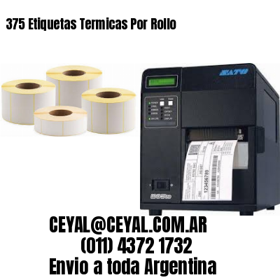 375 Etiquetas Termicas Por Rollo