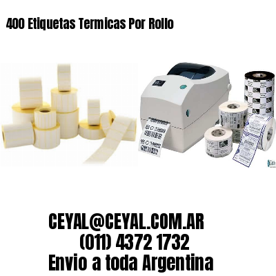 400 Etiquetas Termicas Por Rollo
