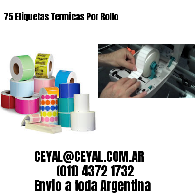 75 Etiquetas Termicas Por Rollo