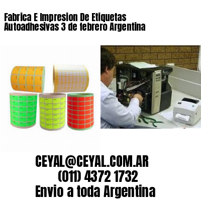 Fabrica E Impresion De Etiquetas Autoadhesivas 3 de febrero Argentina