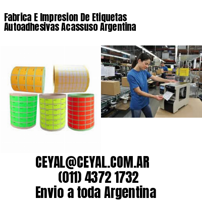Fabrica E Impresion De Etiquetas Autoadhesivas Acassuso Argentina