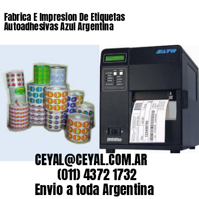 Fabrica E Impresion De Etiquetas Autoadhesivas Azul Argentina