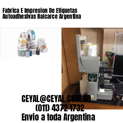 Fabrica E Impresion De Etiquetas Autoadhesivas Balcarce Argentina