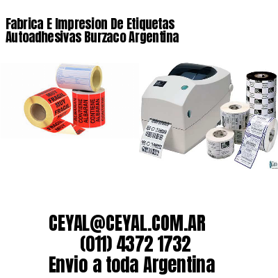 Fabrica E Impresion De Etiquetas Autoadhesivas Burzaco Argentina