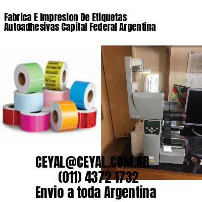 Fabrica E Impresion De Etiquetas Autoadhesivas Capital Federal Argentina