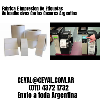 Fabrica E Impresion De Etiquetas Autoadhesivas Carlos Casares Argentina