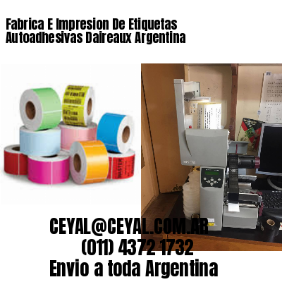 Fabrica E Impresion De Etiquetas Autoadhesivas Daireaux Argentina