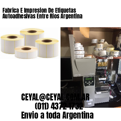 Fabrica E Impresion De Etiquetas Autoadhesivas Entre Rios Argentina