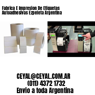 Fabrica E Impresion De Etiquetas Autoadhesivas Ezpeleta Argentina