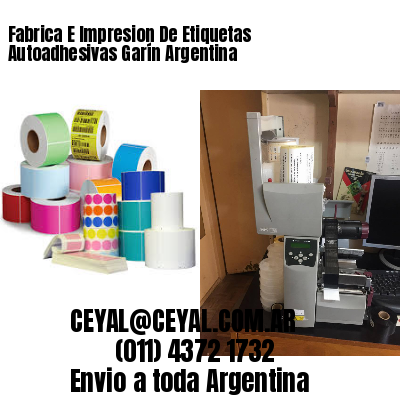 Fabrica E Impresion De Etiquetas Autoadhesivas Garín Argentina