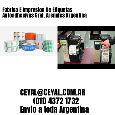 Fabrica E Impresion De Etiquetas Autoadhesivas Gral. Arenales Argentina