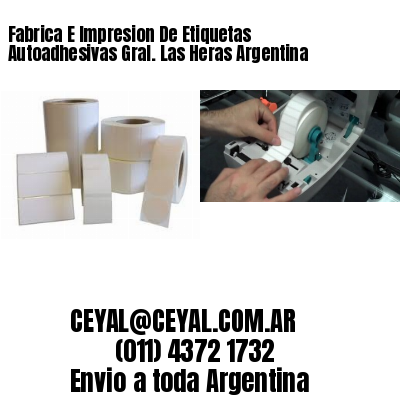 Fabrica E Impresion De Etiquetas Autoadhesivas Gral. Las Heras Argentina