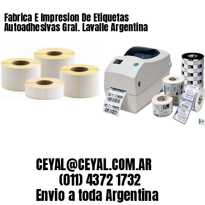 Fabrica E Impresion De Etiquetas Autoadhesivas Gral. Lavalle Argentina