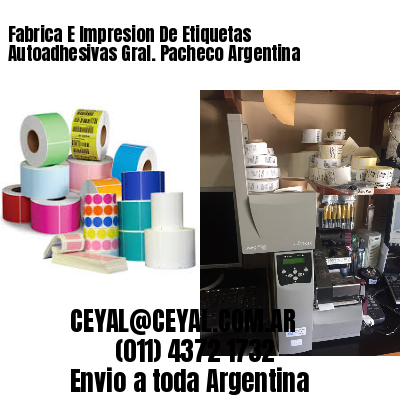 Fabrica E Impresion De Etiquetas Autoadhesivas Gral. Pacheco Argentina