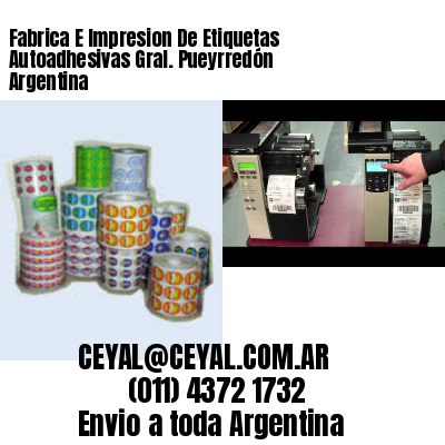 Fabrica E Impresion De Etiquetas Autoadhesivas Gral. Pueyrredón Argentina