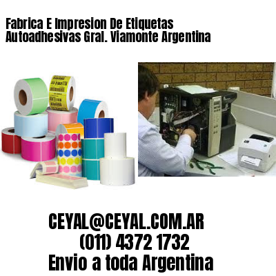 Fabrica E Impresion De Etiquetas Autoadhesivas Gral. Viamonte Argentina