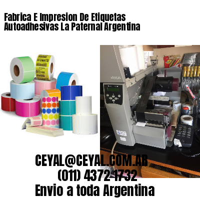Fabrica E Impresion De Etiquetas Autoadhesivas La Paternal Argentina