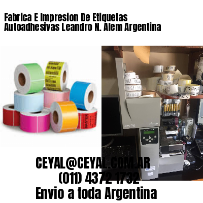 Fabrica E Impresion De Etiquetas Autoadhesivas Leandro N. Alem Argentina