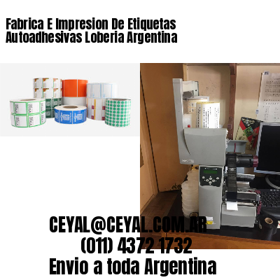 Fabrica E Impresion De Etiquetas Autoadhesivas Loberia Argentina