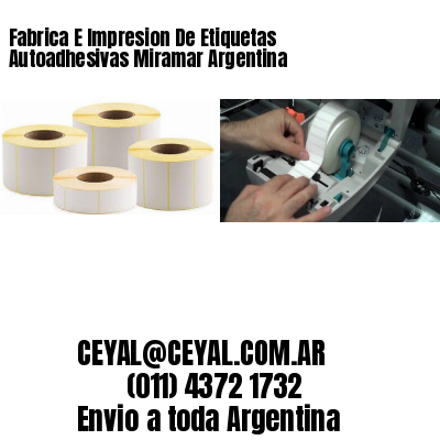 Fabrica E Impresion De Etiquetas Autoadhesivas Miramar Argentina