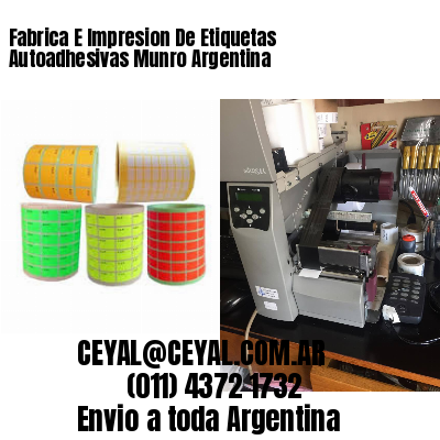 Fabrica E Impresion De Etiquetas Autoadhesivas Munro Argentina