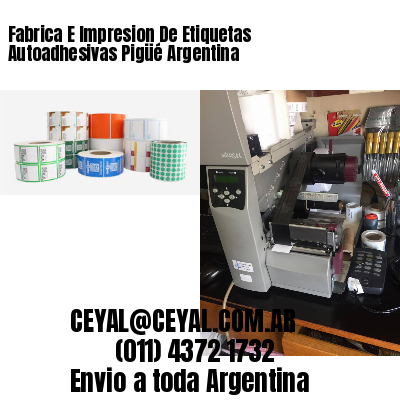 Fabrica E Impresion De Etiquetas Autoadhesivas Pigüé Argentina