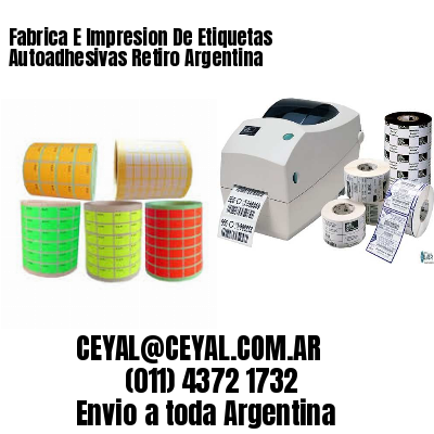 Fabrica E Impresion De Etiquetas Autoadhesivas Retiro Argentina