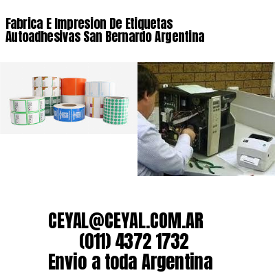 Fabrica E Impresion De Etiquetas Autoadhesivas San Bernardo Argentina