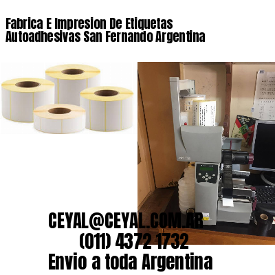 Fabrica E Impresion De Etiquetas Autoadhesivas San Fernando Argentina