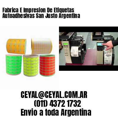 Fabrica E Impresion De Etiquetas Autoadhesivas San Justo Argentina