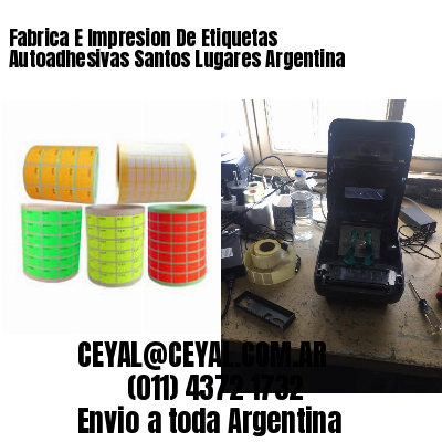Fabrica E Impresion De Etiquetas Autoadhesivas Santos Lugares Argentina