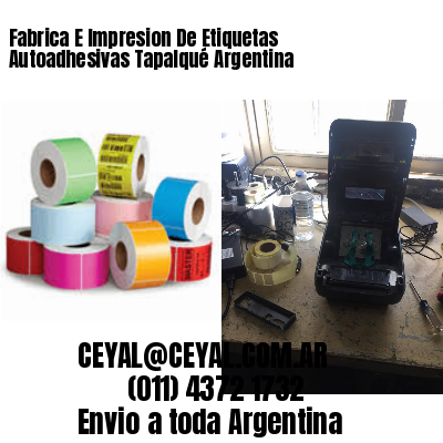 Fabrica E Impresion De Etiquetas Autoadhesivas Tapalqué Argentina