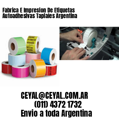 Fabrica E Impresion De Etiquetas Autoadhesivas Tapiales Argentina