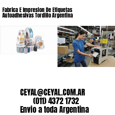 Fabrica E Impresion De Etiquetas Autoadhesivas Tordillo Argentina