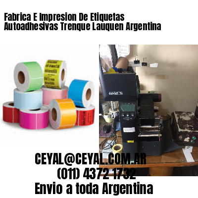Fabrica E Impresion De Etiquetas Autoadhesivas Trenque Lauquen Argentina
