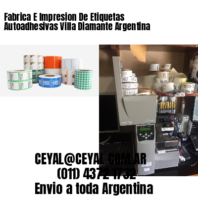 Fabrica E Impresion De Etiquetas Autoadhesivas Villa Diamante Argentina