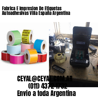 Fabrica E Impresion De Etiquetas Autoadhesivas Villa España Argentina