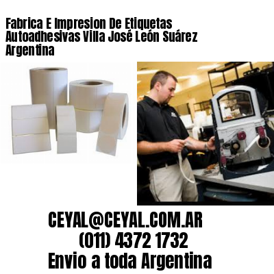 Fabrica E Impresion De Etiquetas Autoadhesivas Villa José León Suárez Argentina