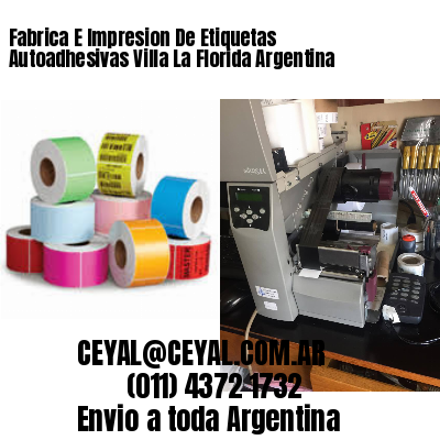 Fabrica E Impresion De Etiquetas Autoadhesivas Villa La Florida Argentina