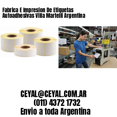 Fabrica E Impresion De Etiquetas Autoadhesivas Villa Martelli Argentina